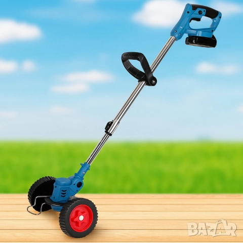 Акумулаторен тример за трева 21V Max с 2 батерии, снимка 5 - Други стоки за дома - 51999943