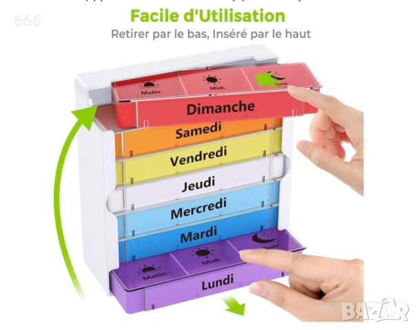 Органайзер за хапчета, снимка 8 - Други стоки за дома - 54142899