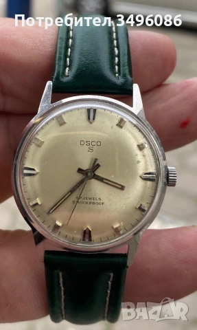 Стар немски часовник OSCO S, снимка 10 - Мъжки - 53938491