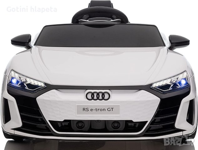 Акумулаторен джип AUDI RS E-TRON GT Licensed 12V батерия,MP3, с меки гуми с Кожена седалка, снимка 11 - Детски велосипеди, триколки и коли - 37661752