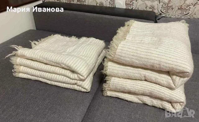 Автентичен губери /Китеник /Кичено халище от 100% естествена овча вълна – Ръчна изработка, снимка 6 - Платове и дамаски - 56165560