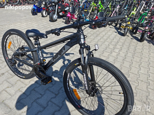BG Алуминиев велосипед 26" NINJA черен, снимка 4 - Велосипеди - 54335016