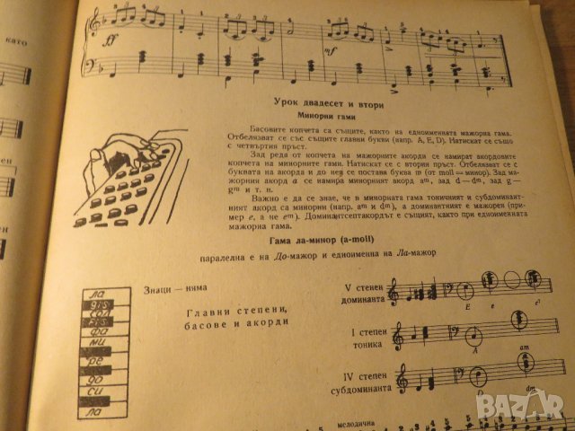 Аз уча акордеон Школа Самоучител 24 -120 баса Георги Наумов - Научи се сам да свириш на акордеон- из, снимка 11 - Антикварни и старинни предмети - 40792399