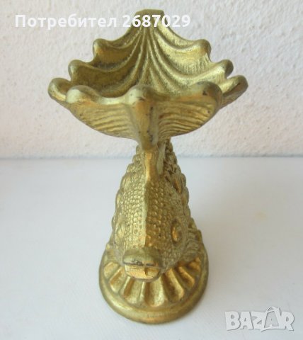 Златна рибка метал фигура пластика поставка, риба , снимка 7 - Статуетки - 31174930