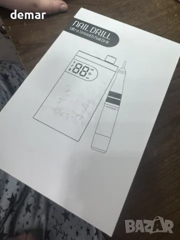 Безжична пила за нокти CHRISTINE SHELLY 35000RPM, презареждаща се, снимка 10 - Продукти за маникюр - 50434254