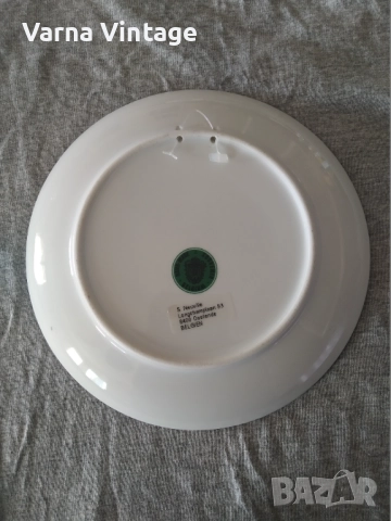 Колекционерска порцеланова чиния Brugge. Белгия., снимка 2 - Колекции - 52441344