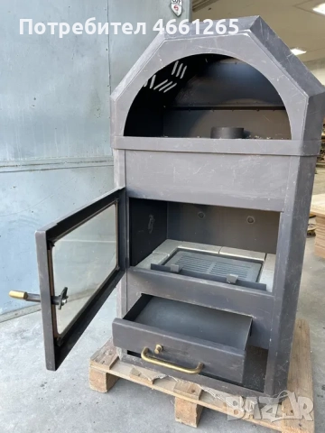 Камина на твърдо гориво с водна риза 18kw, снимка 2 - Други - 52544987
