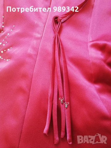 Официална (бална) рокля с гол гръб и рамене, снимка 3 - Рокли - 30701636