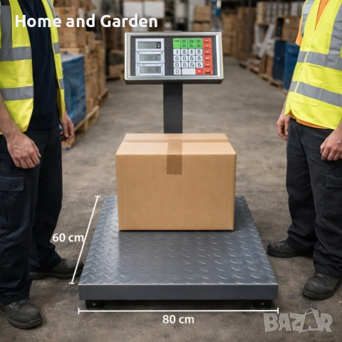 Сгъваем кантар до 1000 кг – рифелова платформа 80×60 см ⚖️, снимка 4 - Друга електроника - 53937052