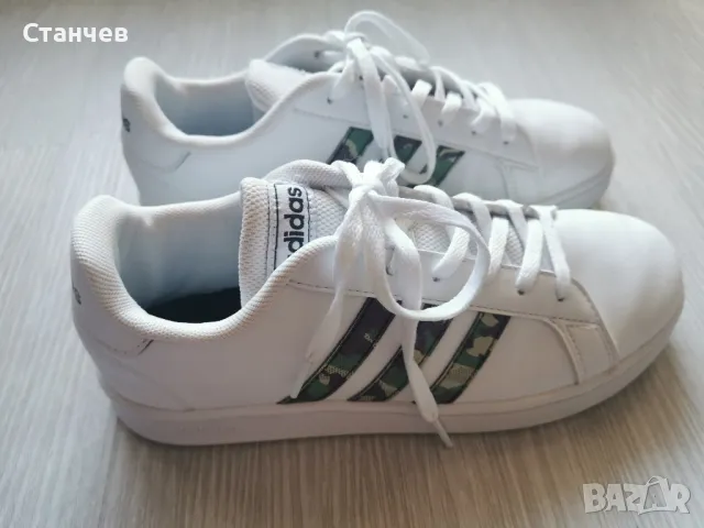 adidas - Маратонки grand court 2.0 k 36.2/3, Бял, снимка 5 - Детски маратонки - 50030477