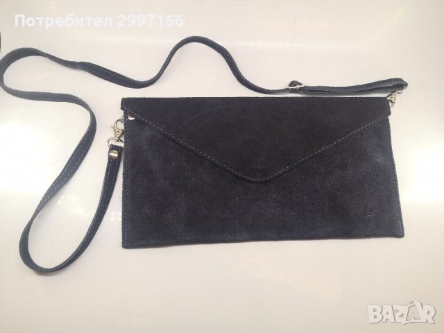 Дамска чантичка Borse In Pelle Genuine Leather , снимка 1 - Чанти - 44423971