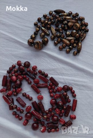 Гердани в два цвята, снимка 4 - Колиета, медальони, синджири - 40622084