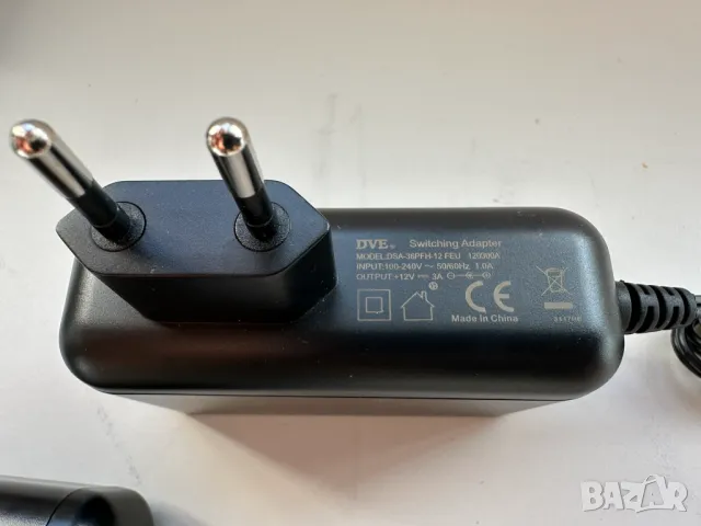 10бр. зарядно/захранващ адаптер DVE 36W 12V/3A с конектор 5.5*2.5мм., снимка 3 - Захранвания и кутии - 47315677