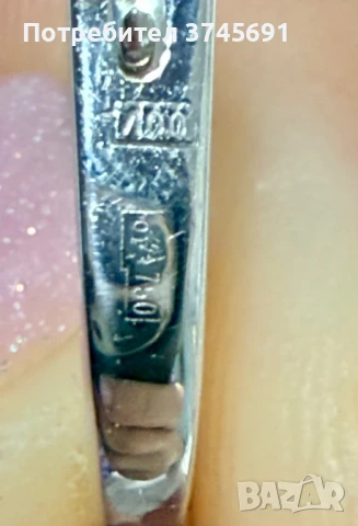 Съветски 0.8K диамантени обеци – 18К бяло злато, естествени диаманти, със сертификат, снимка 5 - Обеци - 50846354