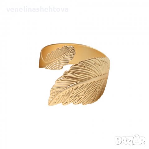 Пръстен за салфетки листо злато , снимка 5 - Прибори за хранене, готвене и сервиране - 37716736