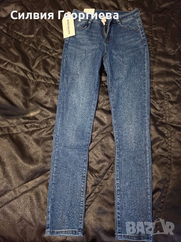 Дамски сини дънки 