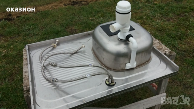 мивка с батерия сифон и меки връзки на видима, снимка 4 - Други стоки за дома - 53939760