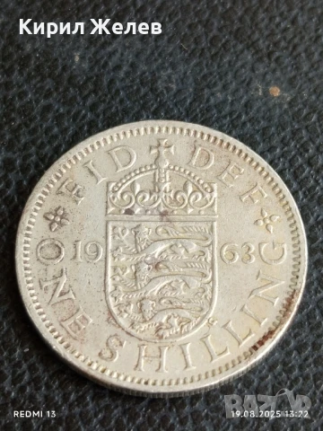 Две монети 100 лири в чест на 100г. военноморска академия Ливорно / 1 шилинг 1963г. Англия   14225, снимка 2 - Нумизматика и бонистика - 51416245