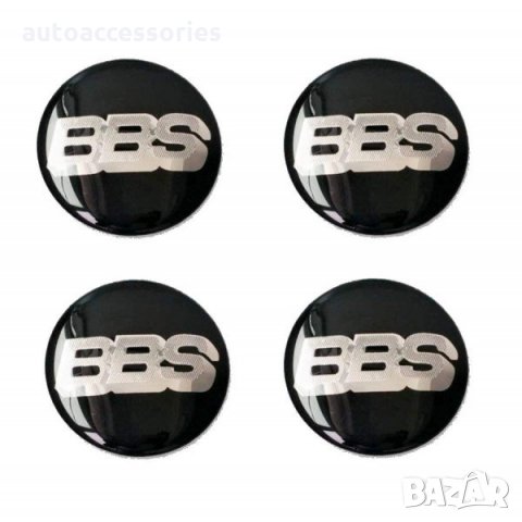 3000051486 Стикери за джанти BBS Autoexpress ,Алуминиеви ,57мм,4бр, снимка 1 - Аксесоари и консумативи - 29090471