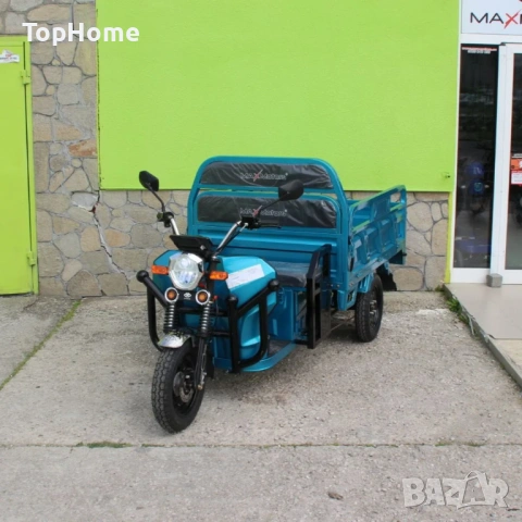 Електрическа Товарна Триколка HEAVY CARGO 2000W СИНЯ, снимка 6 - Мотоциклети и мототехника - 54120200