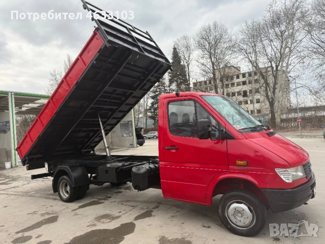 Тристранен самосвал  Mercedes sprinter 412 2.9 матор 120 к.с, цената е 10800 евро за инф 0897424638, снимка 10 - Камиони - 54020200