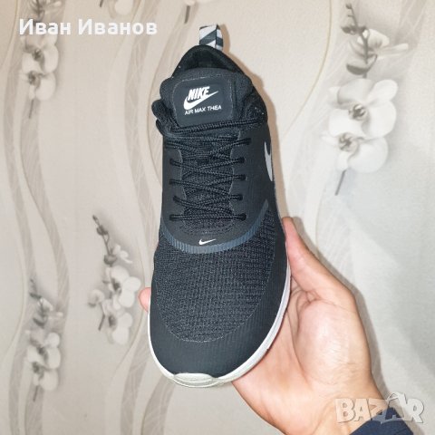 оригинални маратонки  NIKE AIR MAX THEA "BLACK ANTHRACITE"  номер 38-38,5, снимка 10 - Маратонки - 37960125