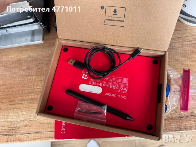 Графичен таблет One by Wacom, снимка 3 - Таблети - 54031095