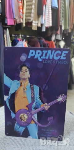 Prince-метална табела (плакет), снимка 3 - Китари - 54090895