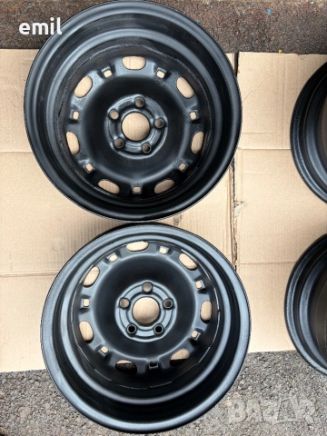 Железни джанти 5x100x14, снимка 8 - Гуми и джанти - 53210798