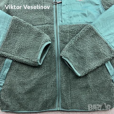 Dickies Red Chute Sherpa Fleece Jacket Мъжко Яке Размер L, снимка 3 - Якета - 52470402