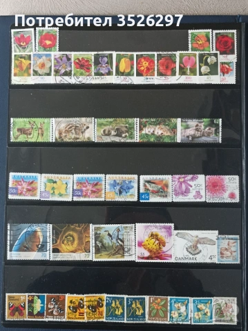 Колекция пощенски марки на тема Животни и тема Флора и Фауна, снимка 4 - Филателия - 53379441