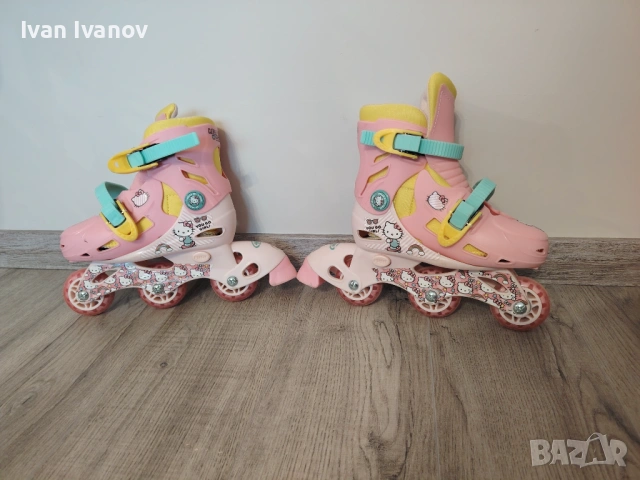 Детски комбинирани ролери и ролкови кънки, Номер 27-30, HELLO KITTY  68.45 лв. / 35 €, снимка 3 - Ролери, кънки - 54049670