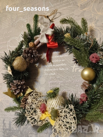 Коледни венци , снимка 10 - Декорация за дома - 51981814