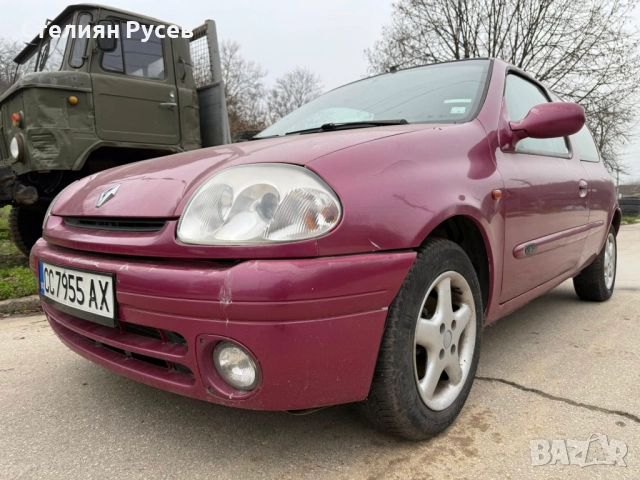 renault clio 1.9D 64hp / КЛИМА   -цена 1 550лв или 792.50  евро - регистрирана , прехвърля се веднаг, снимка 9 - Автомобили и джипове - 52817625