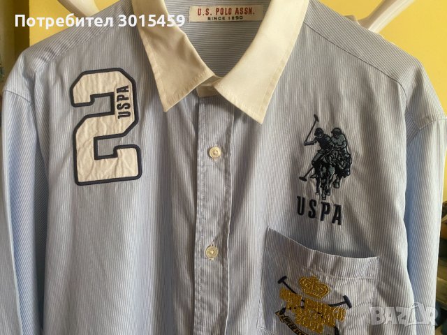 Мъжка риза на марката U.S. Polo ASSN, снимка 5 - Ризи - 42470876