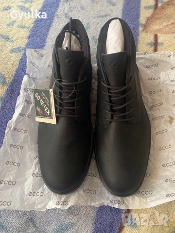 ECCO оригинални мъжки обувки 42 от естествена кожа, снимка 9 - Ежедневни обувки - 52582955