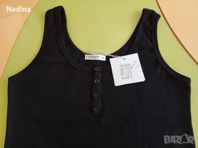 Дамски потник черен, снимка 2 - Корсети, бюстиета, топове - 51175184