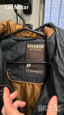 Дънково дебело зимно яке размер L, снимка 3 - Якета - 53138325