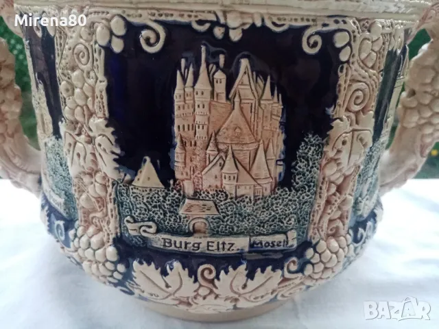 Винтидж немска керамика - сервиз за глювайн за 12 !, снимка 6 - Антикварни и старинни предмети - 47390083