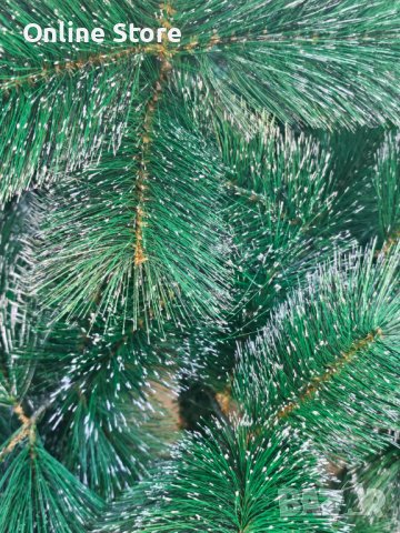 Коледна елха с бели, заскрежени връхчета  - ПРОМОЦИЯ 2023, снимка 2 - Други стоки за дома - 42926617