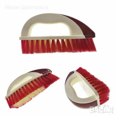 Четка за почистване с дръжка тип „ютия“ – 17 х 6 см