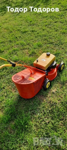 Бензинова косачка за трева WOLF 40см., снимка 5 - Градинска техника - 54220120