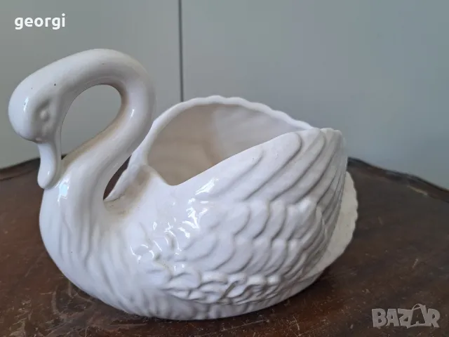 порцеланов лебед    5/1, снимка 2 - Колекции - 49077170