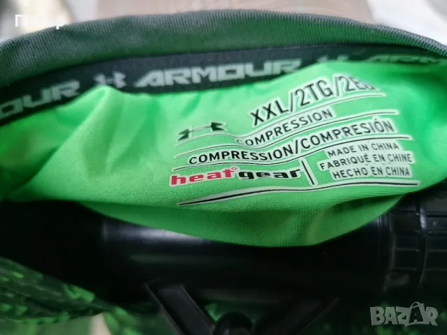 Продавам чисто нова зелена бързосъхнеща тениска с дълъг ръкав Under Armour , снимка 8 - Тениски - 48236331