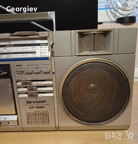 SHARP GF 7500, снимка 4 - Радиокасетофони, транзистори - 52893056
