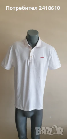 Hugo Boss HUGO Donos 222  Pique Cotton Regular Fit Mens Size L ОРИГИНАЛНА Тениска!, снимка 8 - Тениски - 51373578