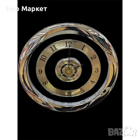 Кръгъл стенен часовник, снимка 2 - Стенни часовници - 48913185