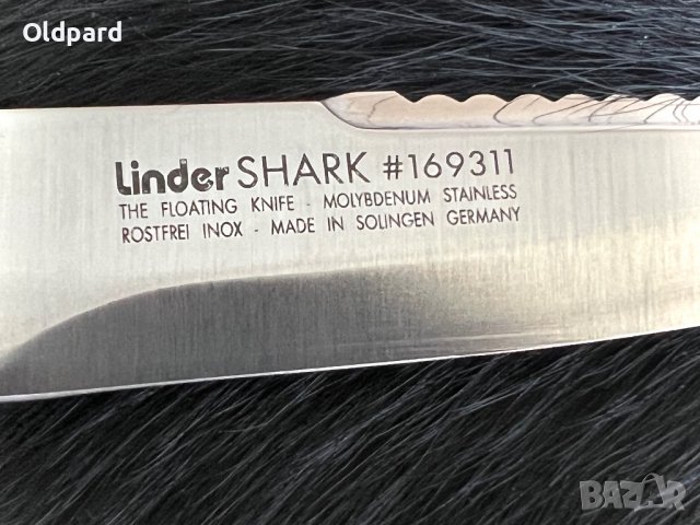 Плаващ нож за риболов (Linder Solingen), снимка 5 - Ножове - 39186100