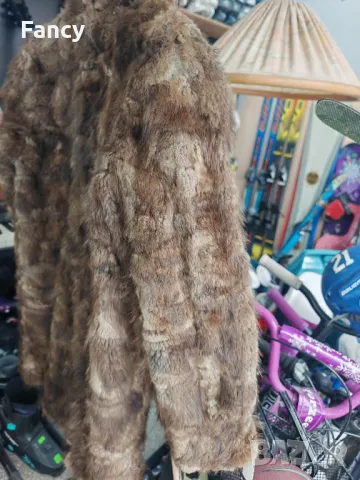 Палто естествен косъм размер M, снимка 10 - Палта, манта - 49170541