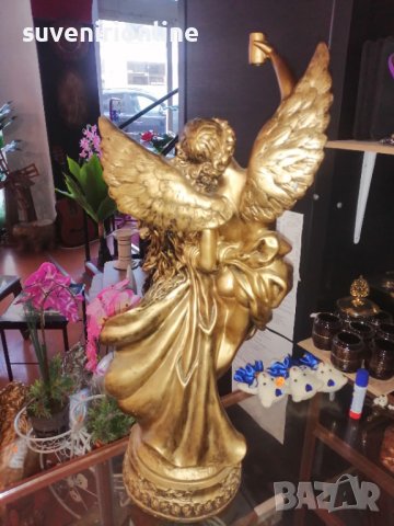 Стара статуетка ангел Двойка , снимка 2 - Статуетки - 39662200